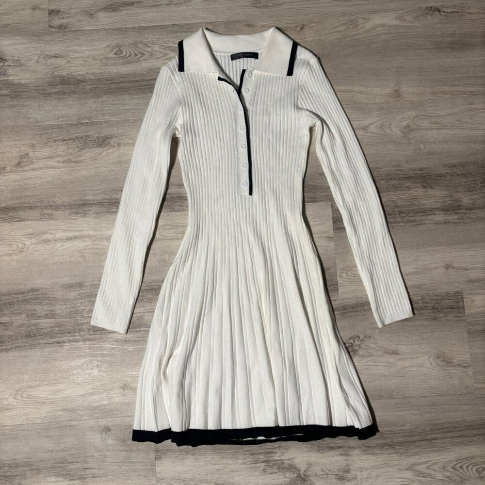 White and black Merokeety dress. Only worn once for a photoshoot